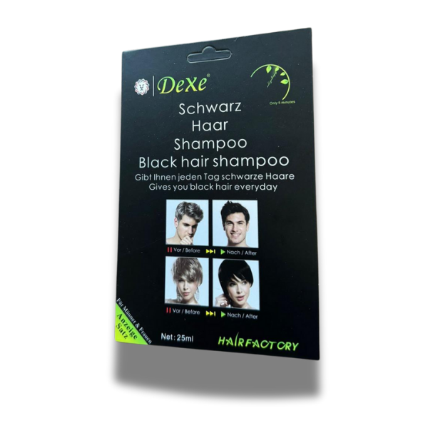Schwarzes Haarshampoo Schwarzes Shampoo für schwarzes Haar 25 ml*24