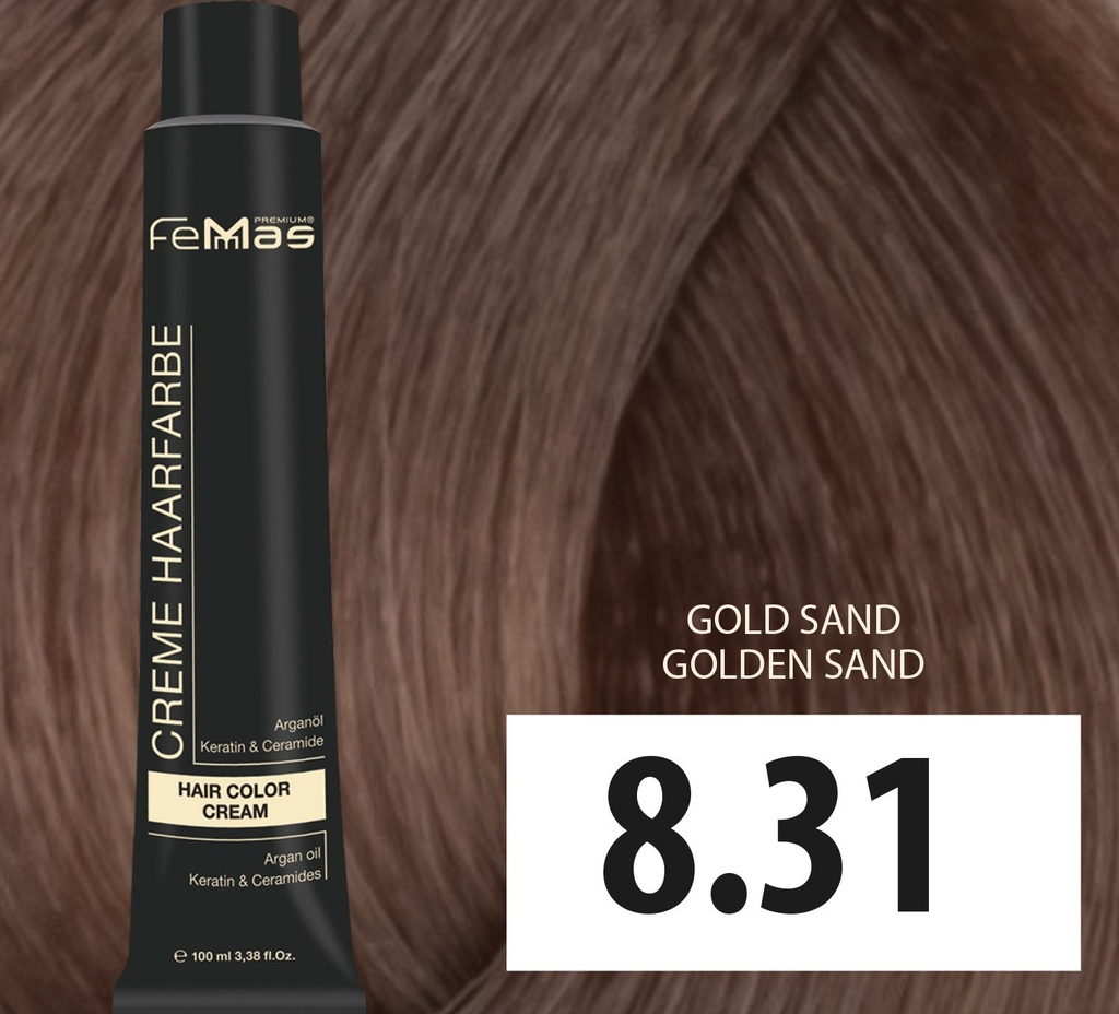 FemMas Haarfarbe Gold Sand (8.31) 100ml