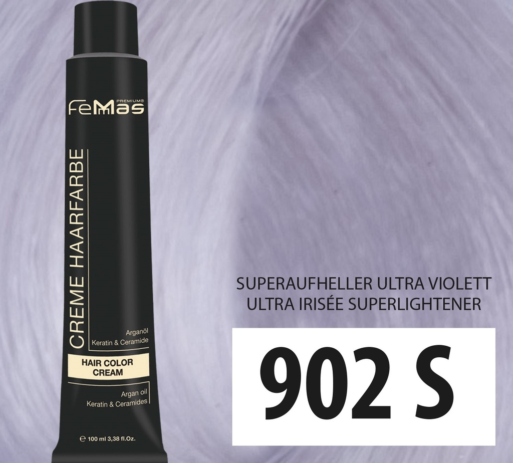 FemMas Haarfarbe Superaufheller Ultra Vıolett (902S) 100ml