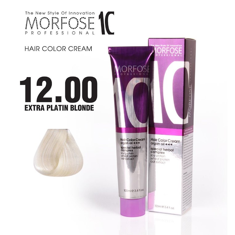 MORFOSE 10 (12.00) Crème de Couleur de Cheveux 100 ml (Blond Platine Extra)