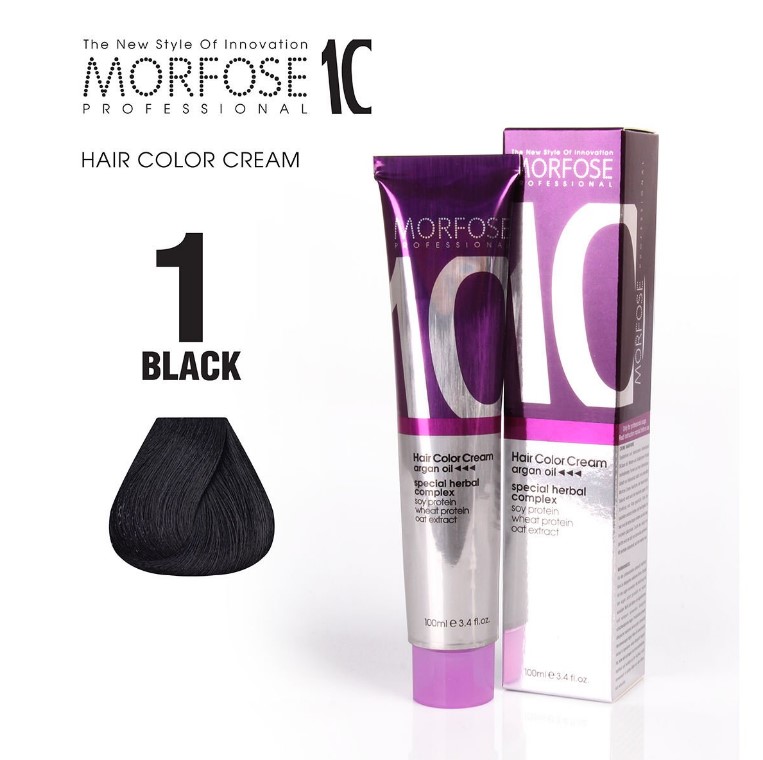 Morfose 10 (1) hair color black 100ml