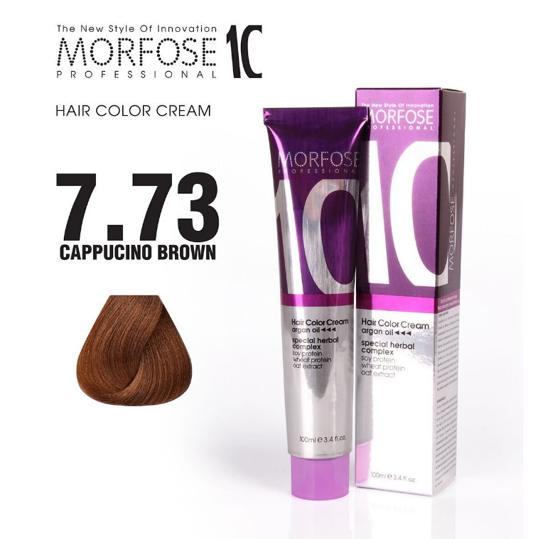 Morfose 10 (7.73) Haarfarbe Cappuccino Heiss Blond 100 ml