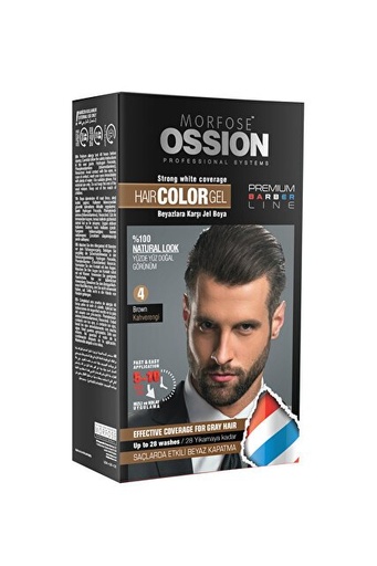 Ossion Premium Barber Line Hair Color Gel Brown (4)