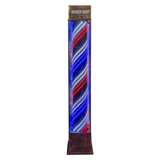 [BTE-17] Barber Pole Lampe 225cmx35cm Gold