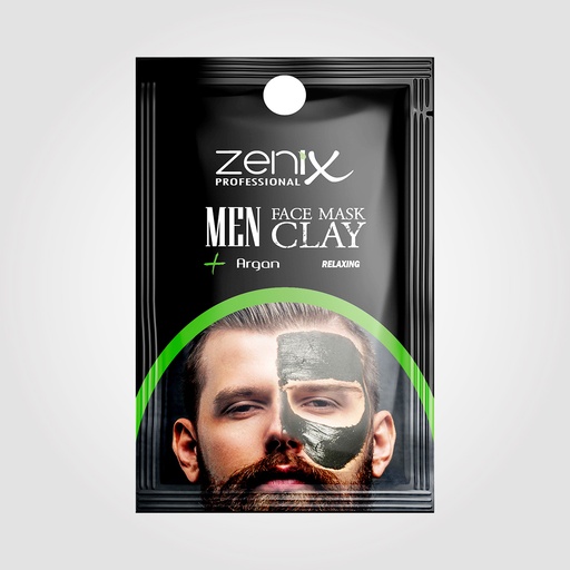 [BTE-ZNX11] Zenix Men Gesichtsmaske Clay Argan 15g 12 Pieces