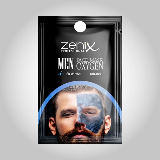 [BTE-ZNX04] Zenix Men Gesichtsmaske Oxygen Collagen 15g 12 Pieces