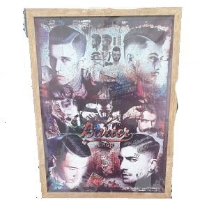 [BTE-DC02] Barbershop Deko Bild
