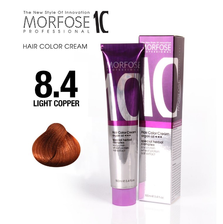 Morfose 10 (8.4) Hair Color Light Copper 100ml