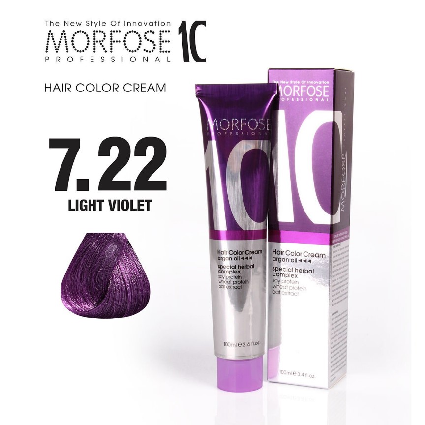Morfose 10 (7.22) Hair Color Light Violet 100ml