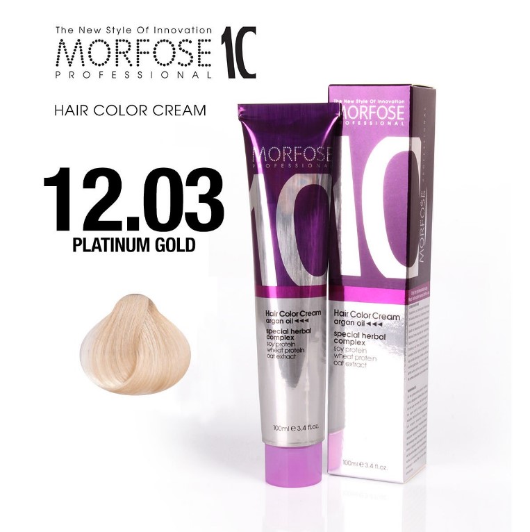 Morfose 10 (12.03) Coloration Cheveux Platine Or 100ml