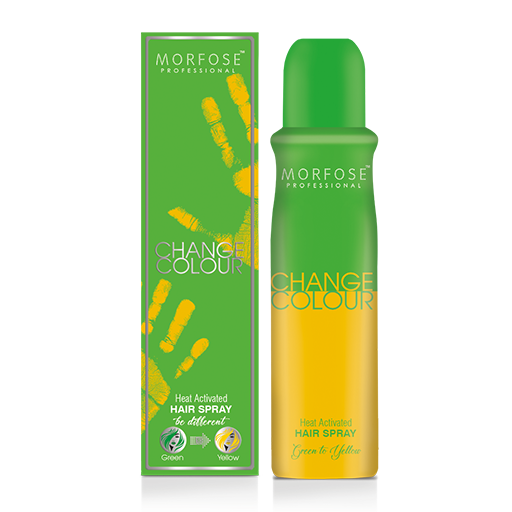 [Mor197] Morfose Farbewechsel Haarspray Grün/Gelb