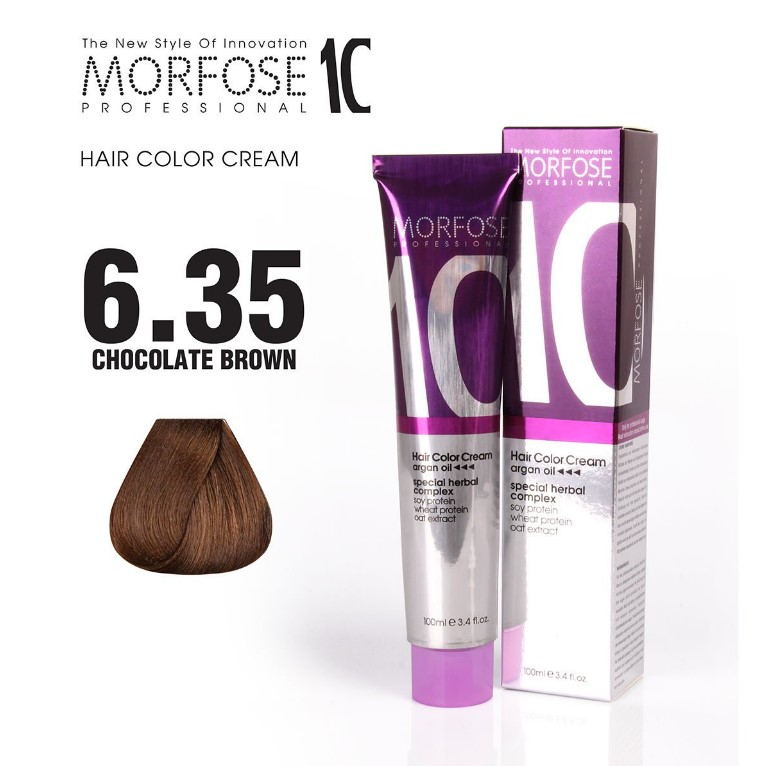 Morfose 10 (6.35) Hair Color Chocolate Brown 100ml