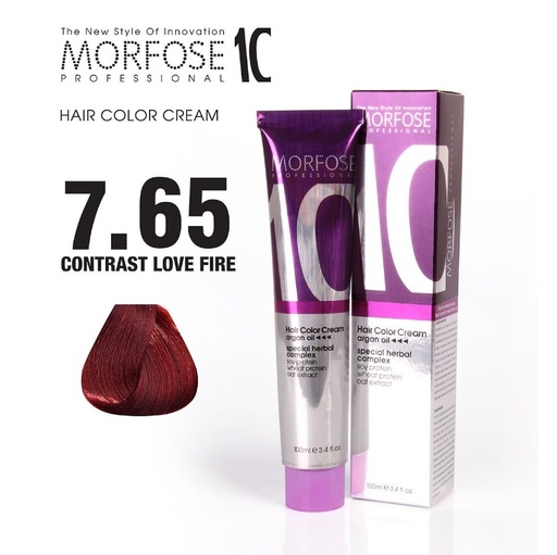 [Mor137] Morfose 10 (7.65) Coloration Cheveux Love Fire 100ml