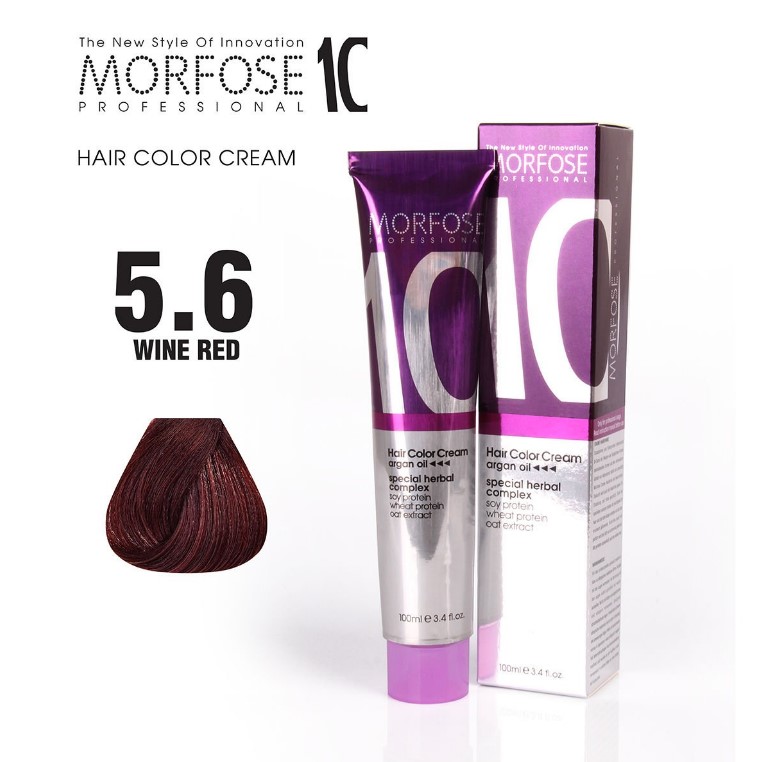 Morfose 10 (5.6) coloration cheveux rouge vin 100ml