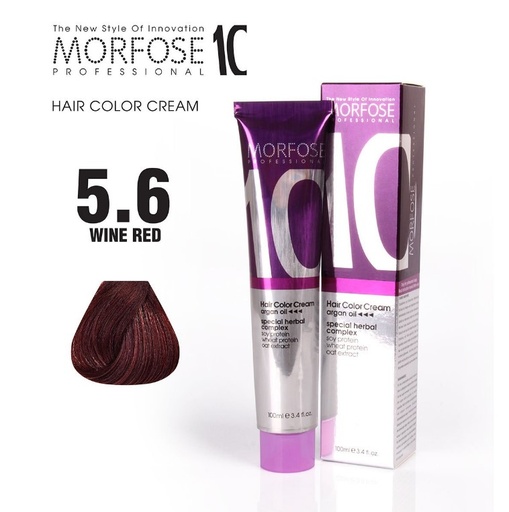 [Mor141] Morfose 10 (5.6) coloration cheveux rouge vin 100ml