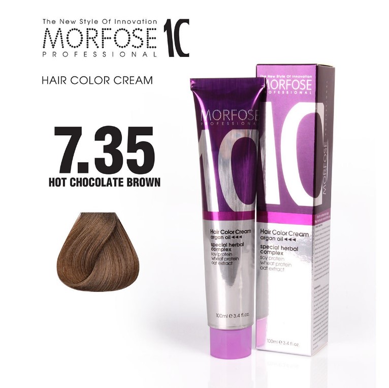 Morfose 10 (7.35) Coloration Cheveux Blond Chocolat 100 ml