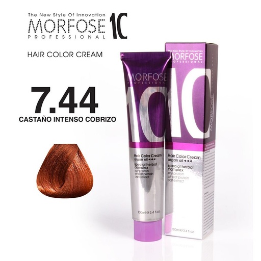 [Mor152] Morfose 10 (7.44) Coloration Capillaire Cuivre Intense 100 ml