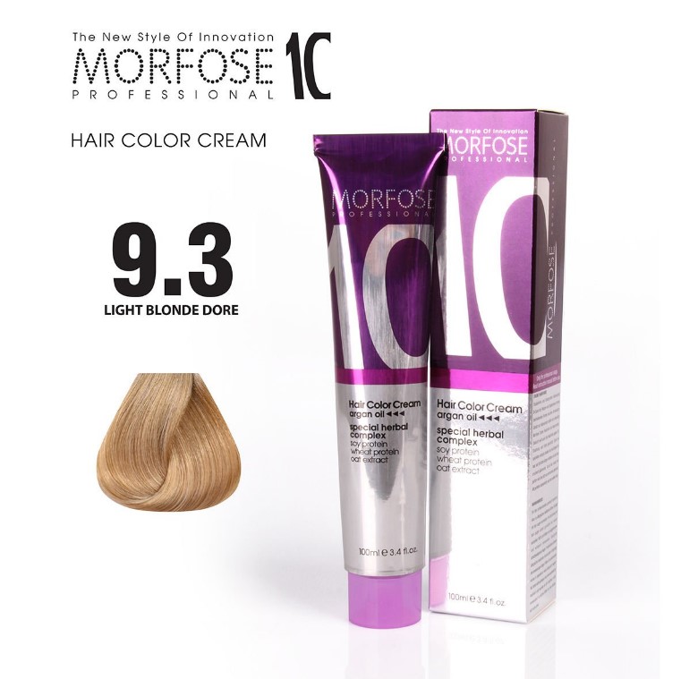 Morfose 10 (9.3) Coloration Cheveux Blond Clair Doré 100ml