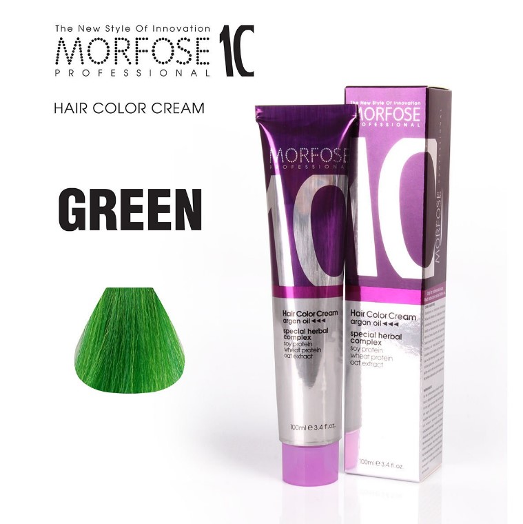 Morfose 10 (Verde) crema colorante per capelli 100 ml