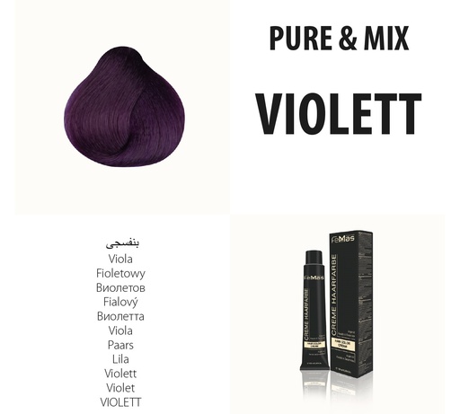 [Fem1323-] FemMas (Violet) Hair Color Pure & Mix 100ml