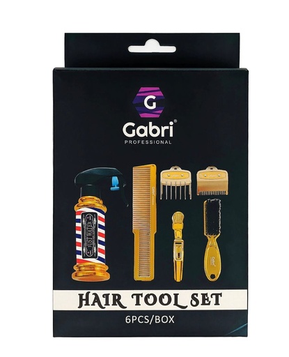 [BTC-1100] Gabri Professional Gold Barber Hair Tool Set