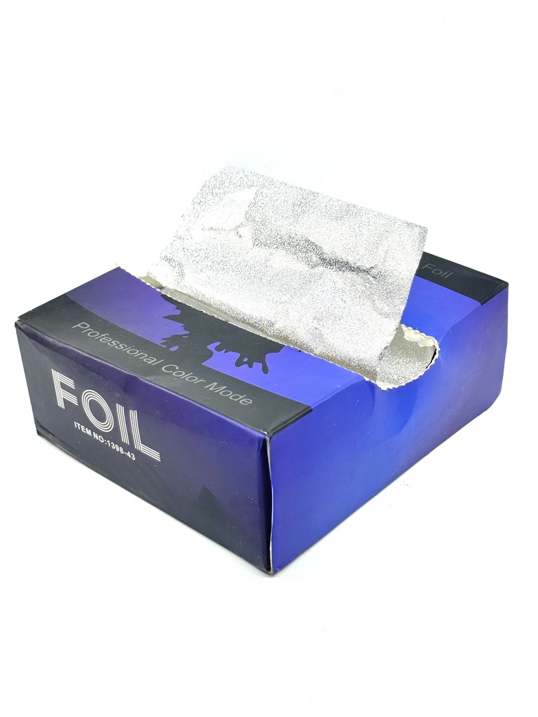 Bate Farben Aluminiumfolie 200 Stück 128 X 274mm 15 Micron