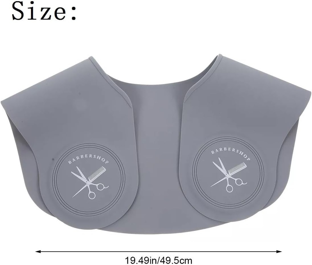 Bate Schal aus Silikon Grau