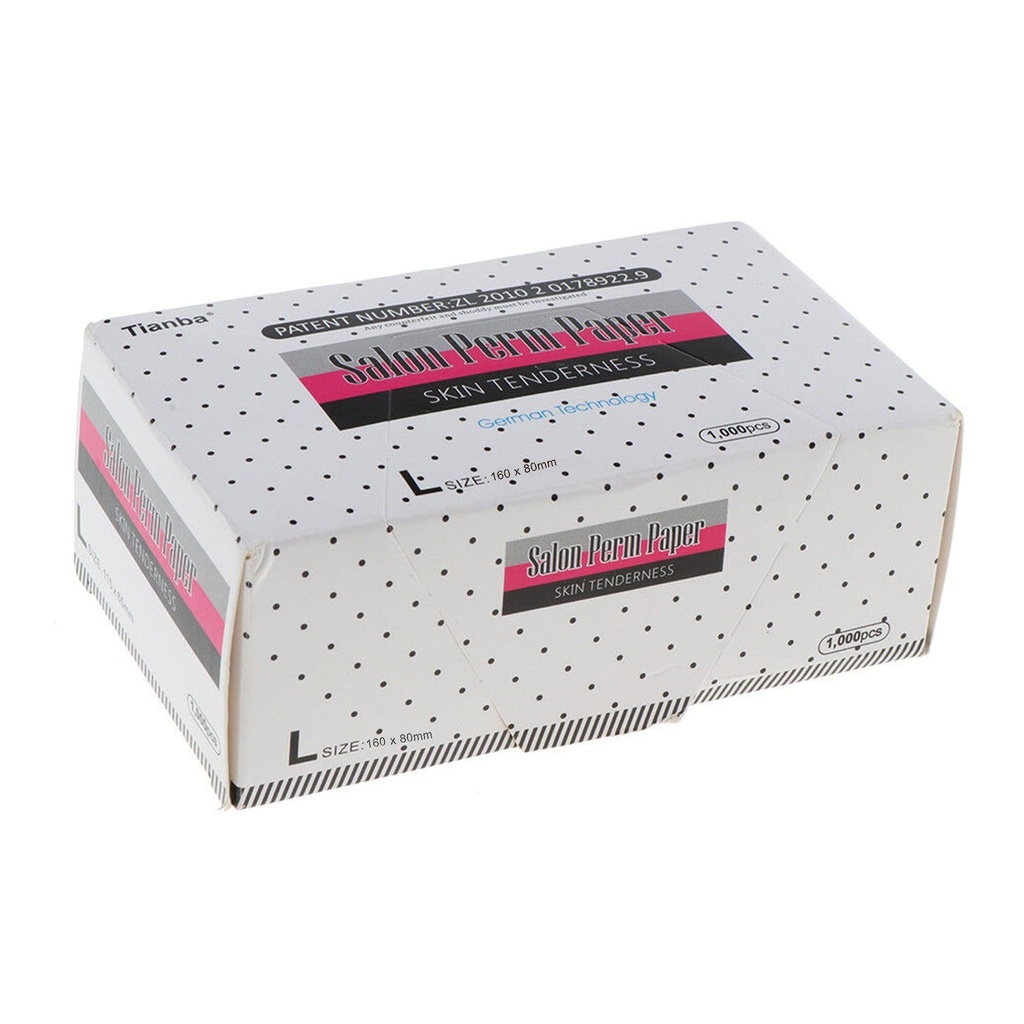 Salon-Dauerwellenpapier Salon Perm Paper 160x80mm 1000 Stück 