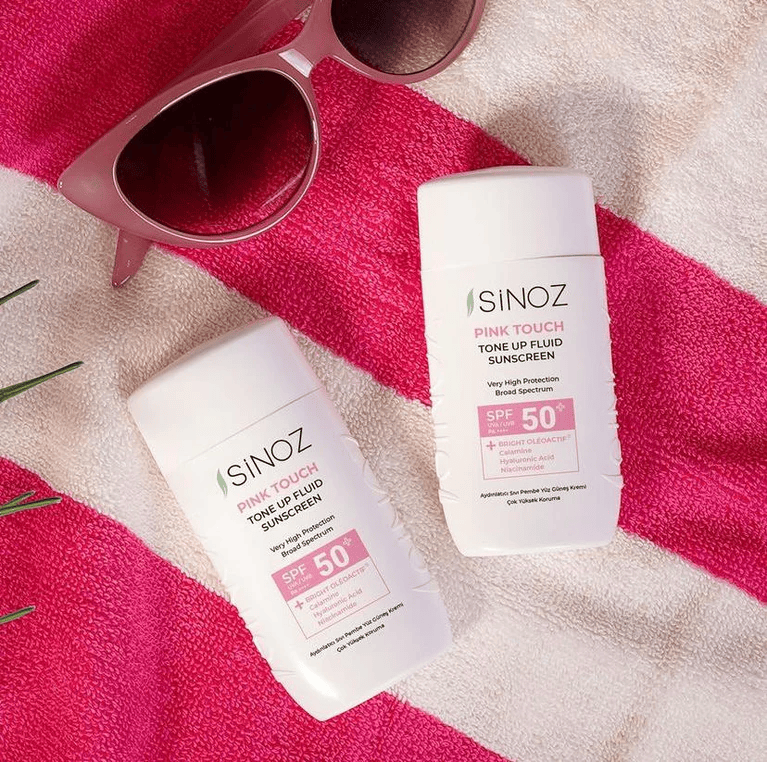 Sinoz Pink Touch Brightening Liquid Sunscreen