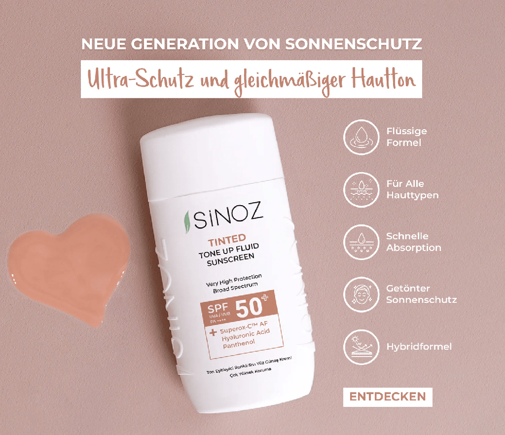 Sinoz Tinted Tone Up Fluid Sunscreen