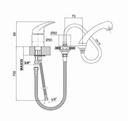 Gamox Single-lever taps for hairdressers