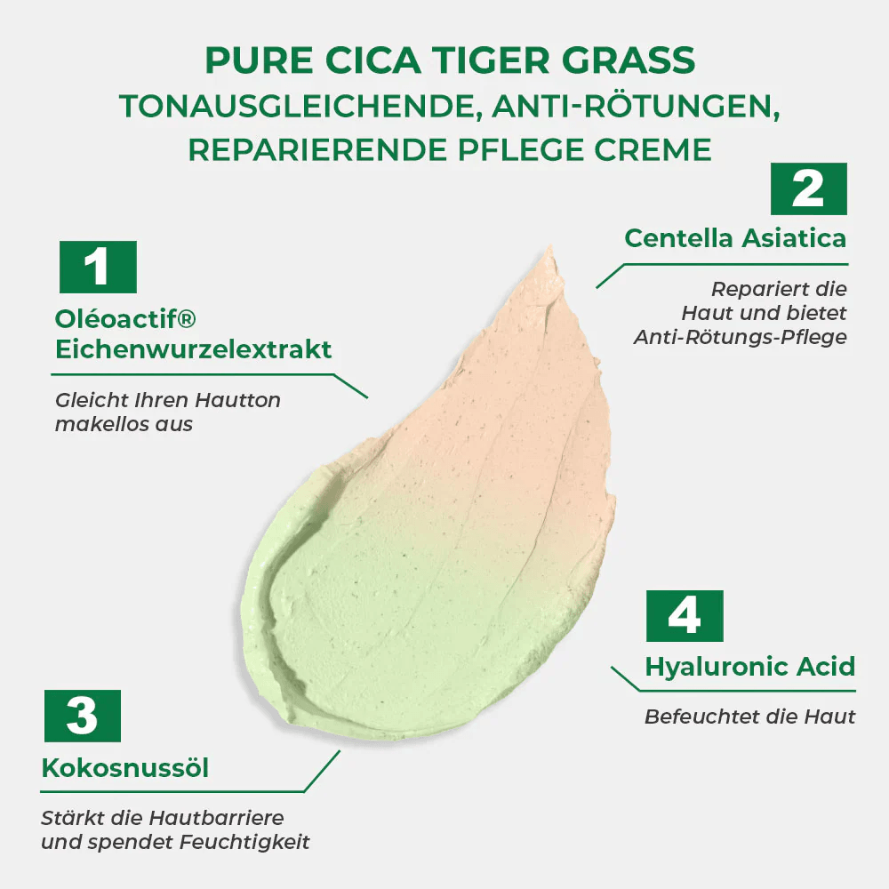 Sinoz Pure Cica Tigergrass Tone Balancing Cream 15ml