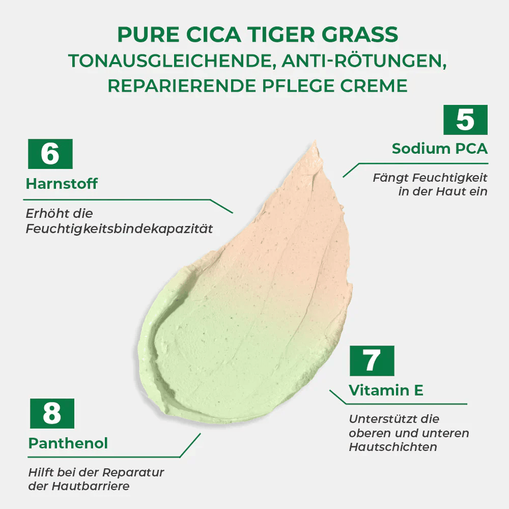 Sinoz Pure Cica Tigergrass Tone Balancing Cream 15ml
