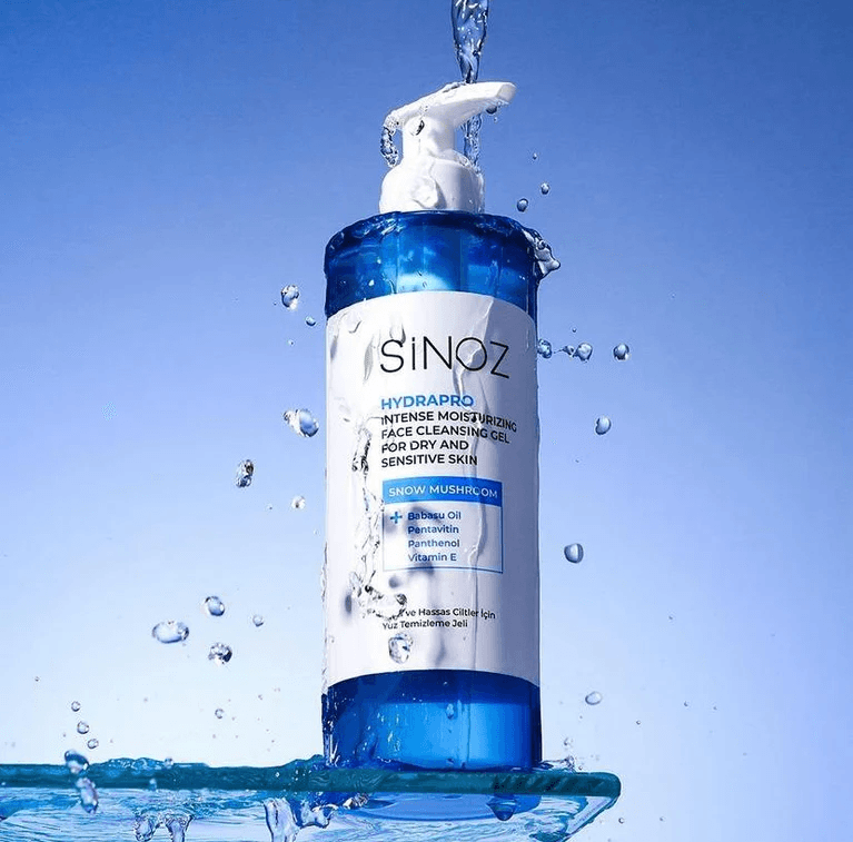 Sinoz Hydrapro Gesichtsreinigungsgel für trockene und empfindliche Haut 400ml