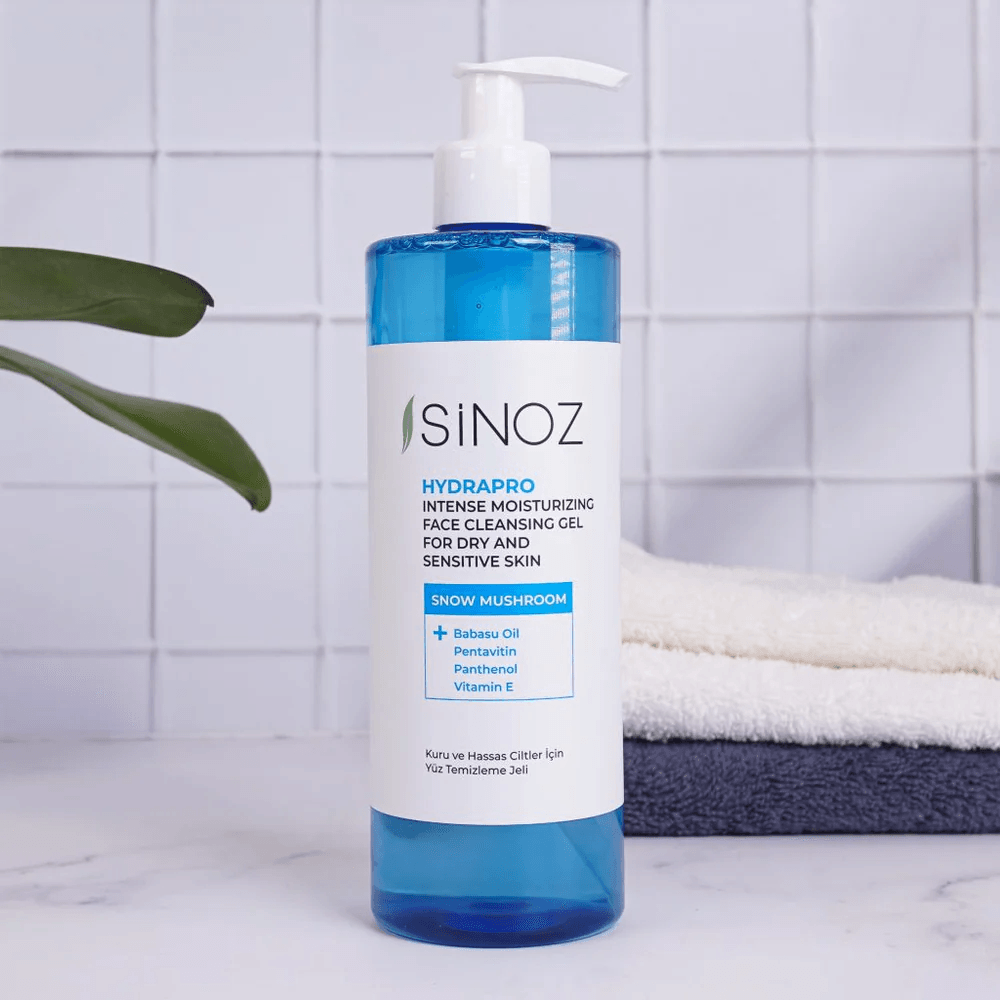 Sinoz Hydrapro Gesichtsreinigungsgel für trockene und empfindliche Haut 400ml
