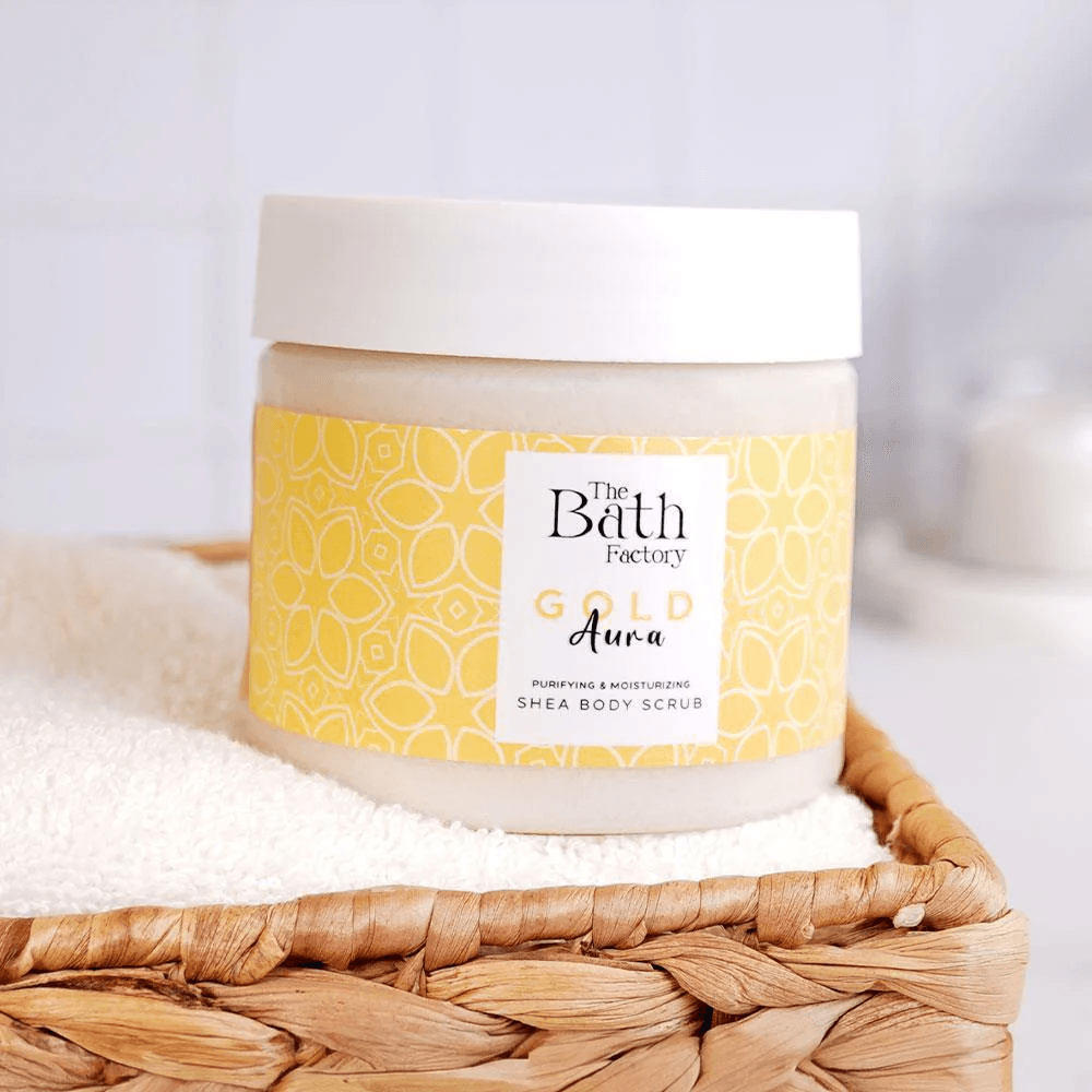 The Bath Factory Gold Aura Shea Körperpeeling 300gr