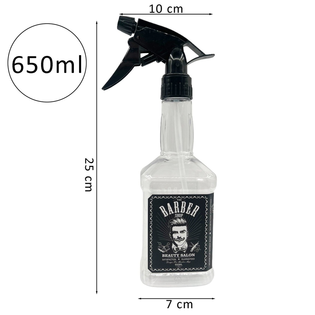 BarberShop Flasche  Durchsichtig Bt:106