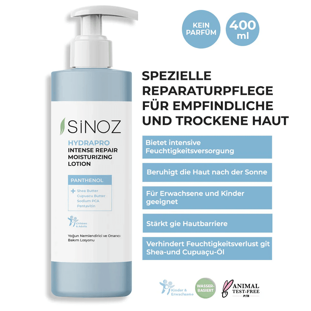 Sinoz Hydrapro Feuchtigkeitslotion 400ml