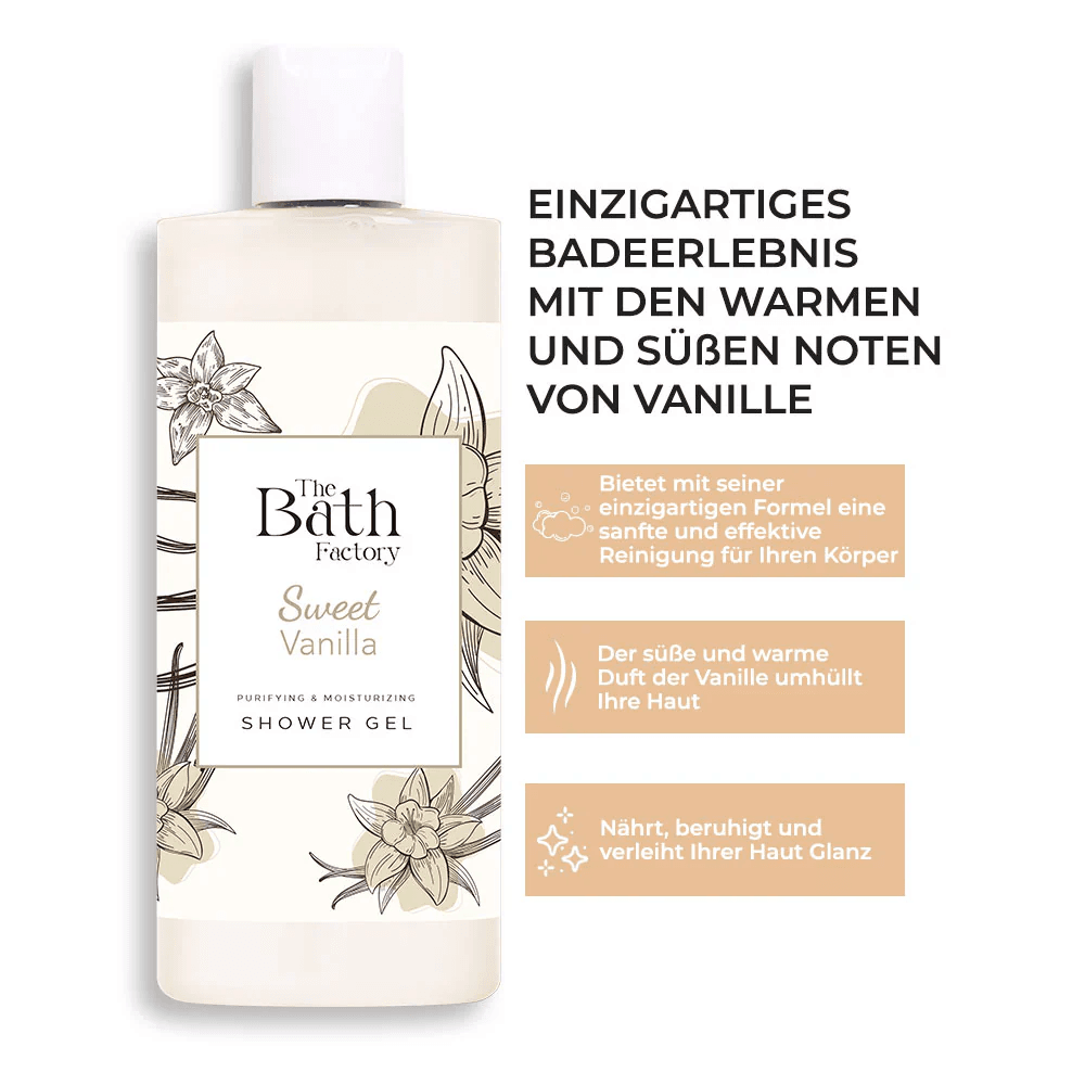 The Bath Factory Vanille Duschgel 400ml