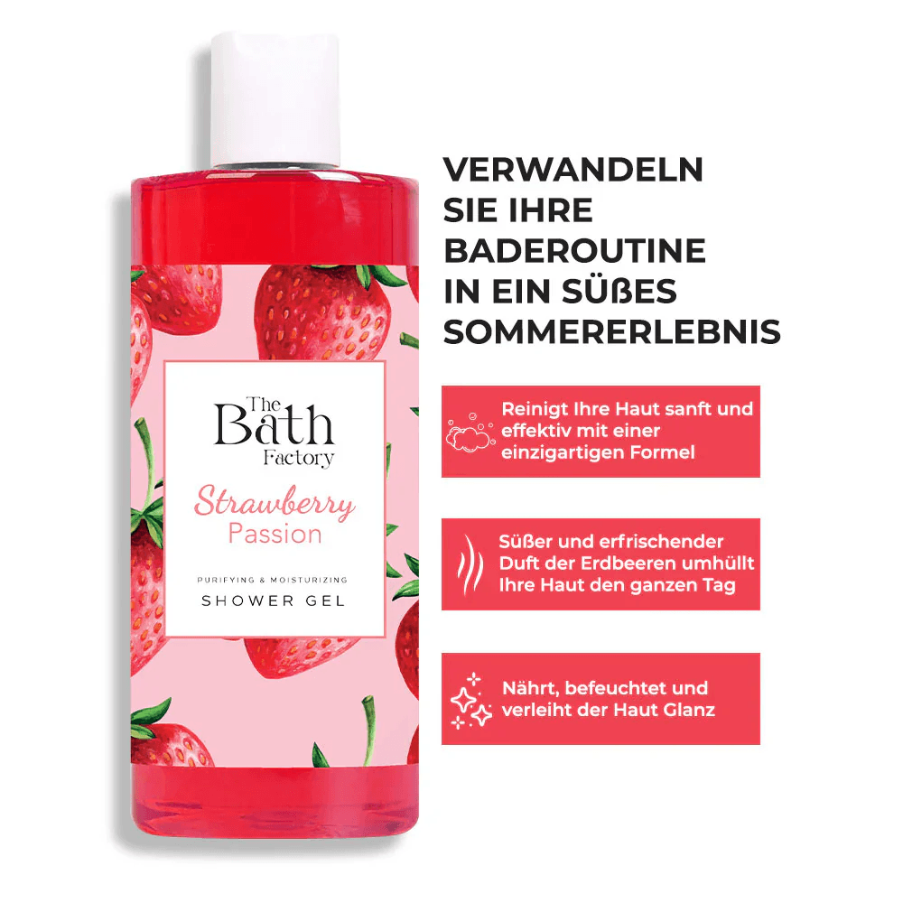 The Bath Factory Erdbeer Duschgel 400ml