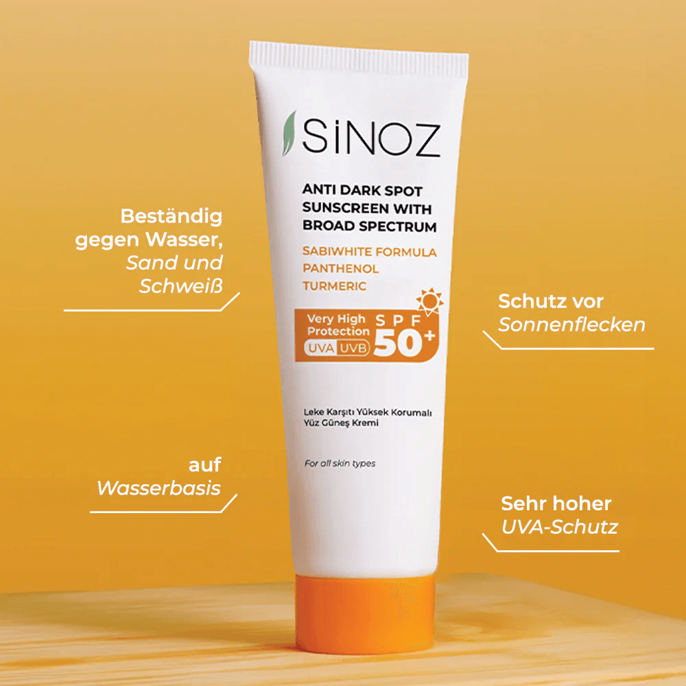 Sinoz Sonnenschutzcreme SPF50+ gegen dunkle Flecken 50ml