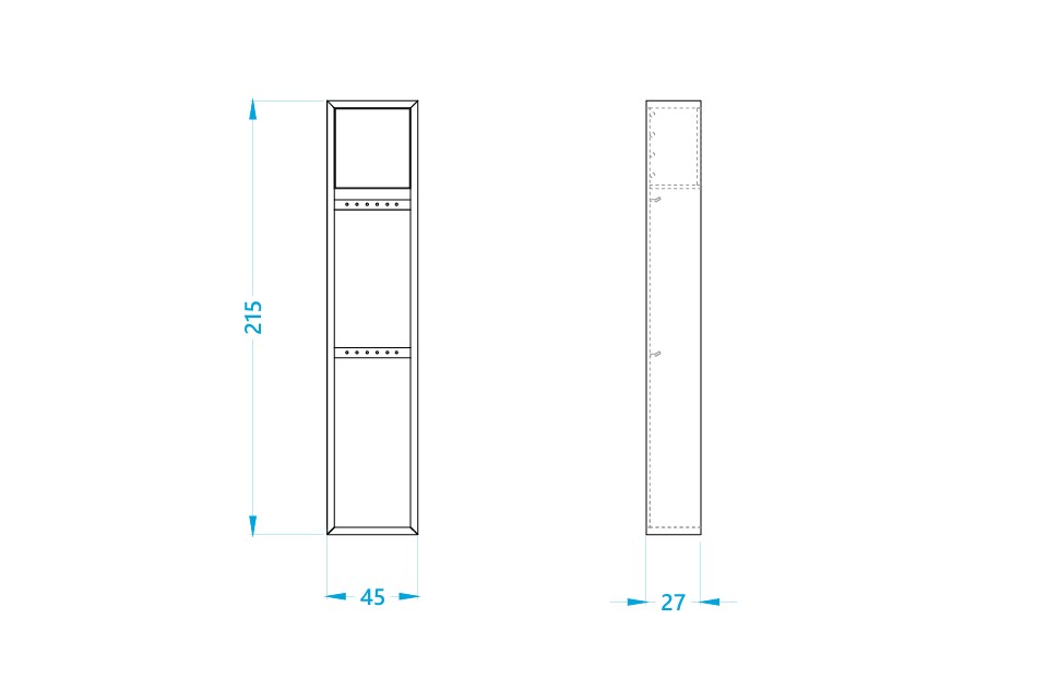 Daphie Hair Box Cabinet