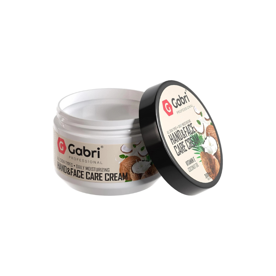 Gabri Hand & Face Care Cream -Coconut Oil (300ml) 