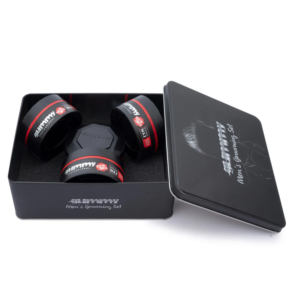 Gummy Professional Grooming Box Styling Wax Ultra Hold 150 ML (x4)