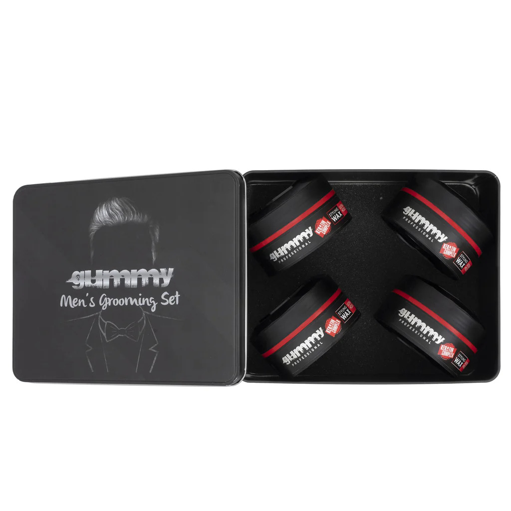 Gummy Professional Grooming Box Styling Wax Ultra Hold 150 ML (x4)