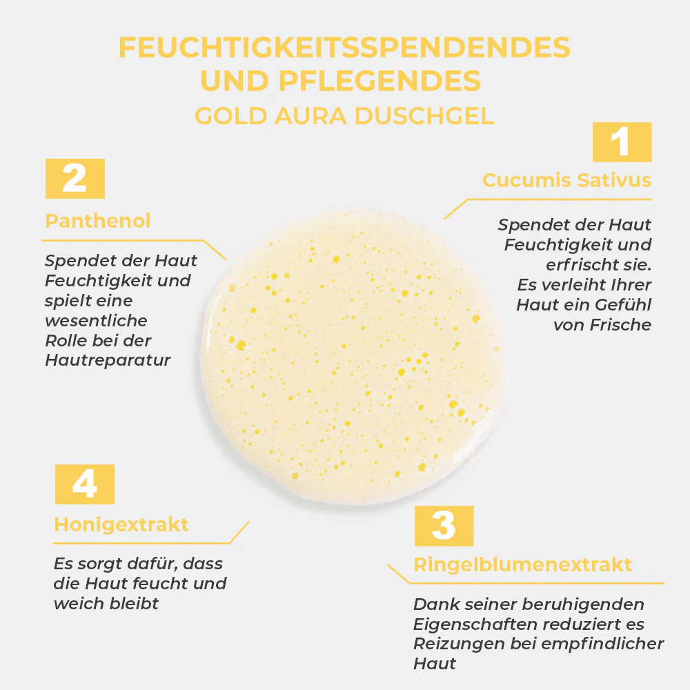 The Bath Factory Gold Aura Duschgel 400ml