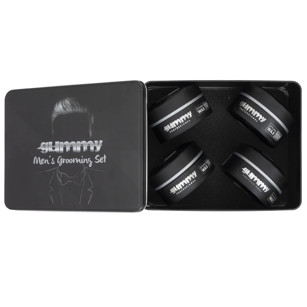 Gummy Professional Grooming Box Styling Wax Casual Look150 ML (x4