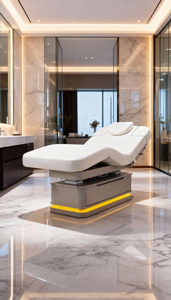 Alpeda=Bella Lg Wma Skin Care, Massage, and Therapy Bed (4 Motors) (p.p.)