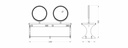 Woody Circle Double Island Mdf