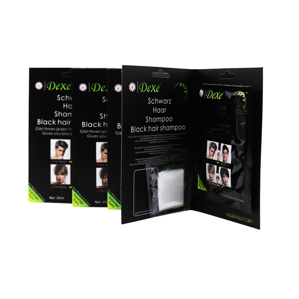 Dexe Black Hair Shampoo 4 Stück